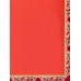 Pink and Orange Faux Georgette Saree