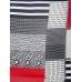 Heena Balck & White Georgette Printed Saree