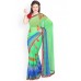 Parchayee Green Printed Chiffon Fashion Saree